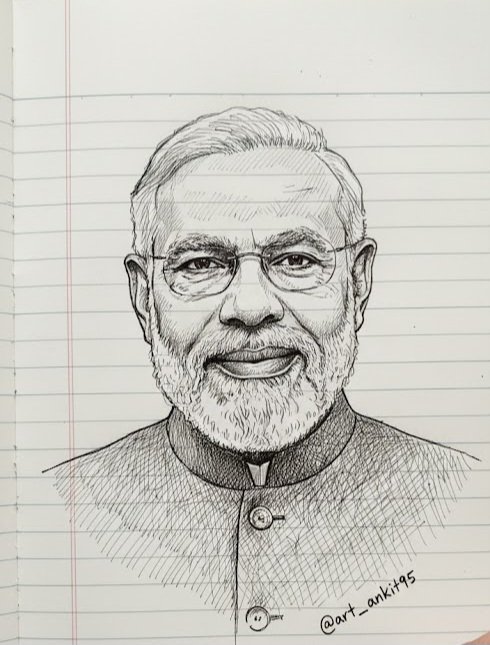 art_ankit000's tweet photo. #NarendraModi
#PMModi
#ModiSketch
#ModiArt #Sketch
#Art
#Drawing
#PencilSketch
#Portrait https://t.co/K6lk1UorEx