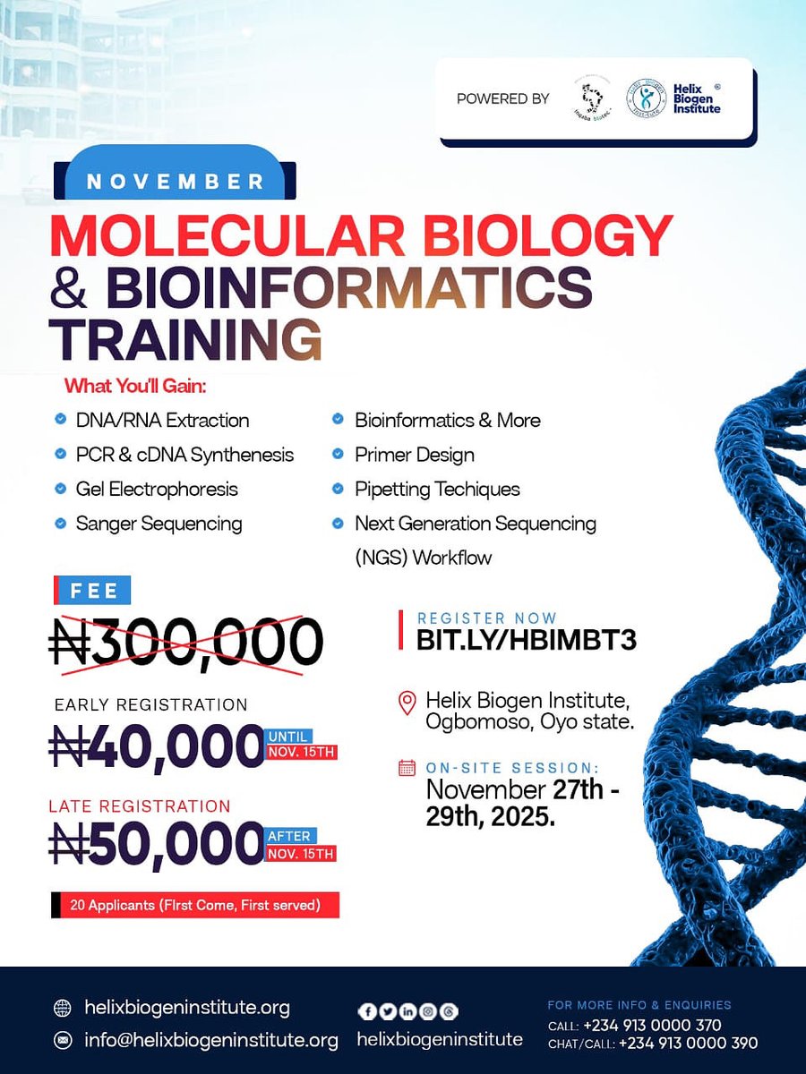 Helix Biogen Institute tweet media