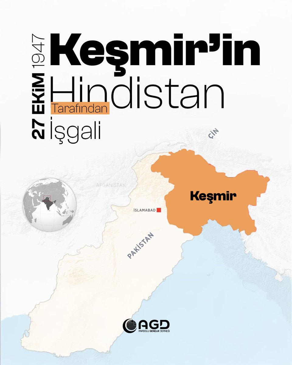 agdorgtr's tweet photo. Keşmir Ümmetin Ortak Meselesidir. Elbet bir gün özgürlüğüne kavuşacaktır. https://t.co/jKDkZaHrC3