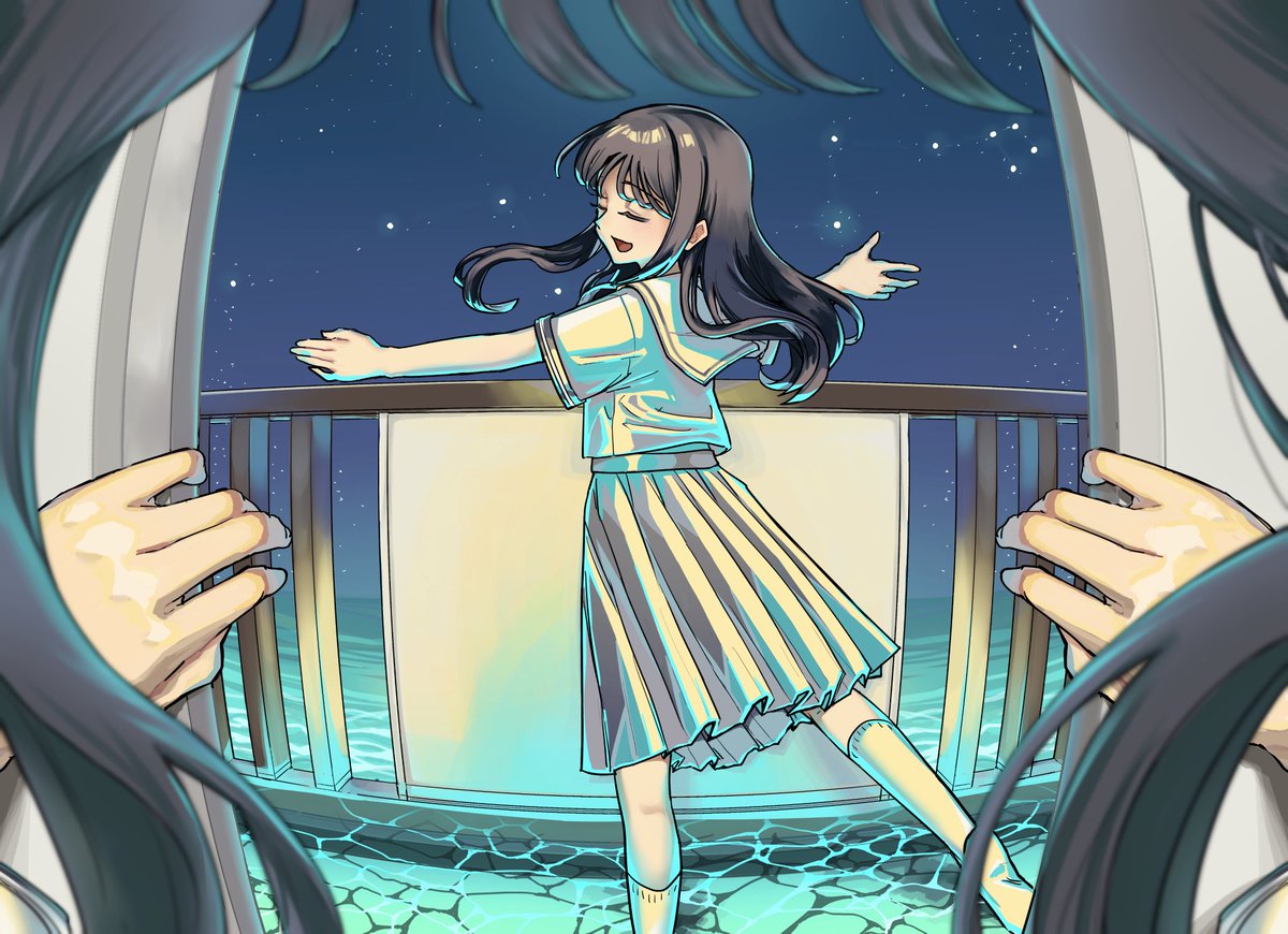 b.様 STREET FIGHTER 6 × ZETA DIVISION JURI POP TEE / BLACK – ZETA