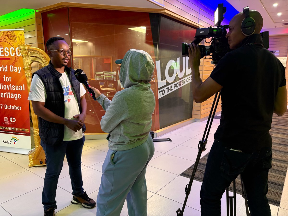 World Day for Audiovisual Heritage - celebrating 20 years of focusing on AV Archives and the importance of preserving our heritage #WDAVH2025
<a href="/SABCRadioArc/">SABC Radio Archive</a> #SABCTVArchives #SABCTelevisionArchives