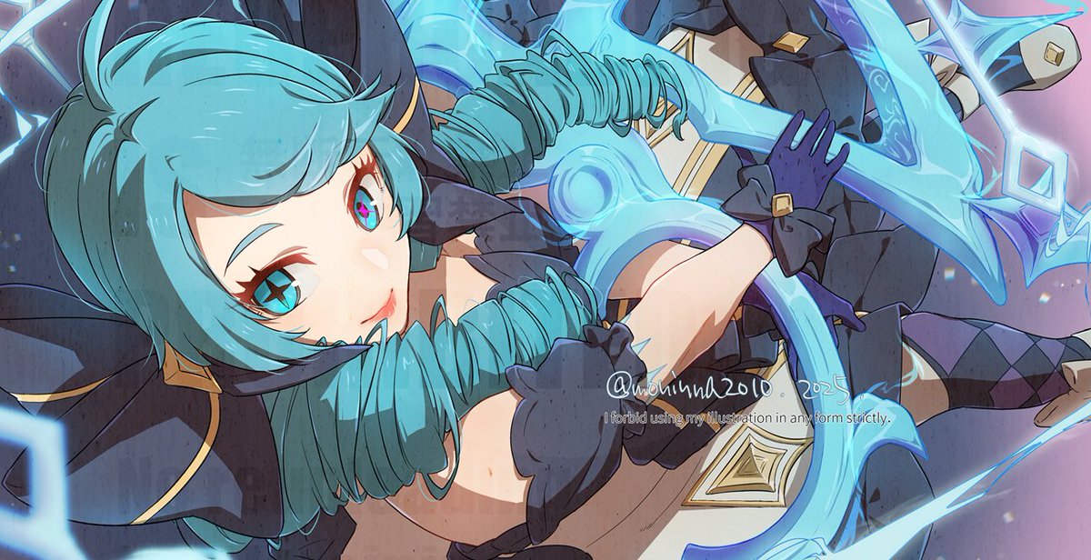 skeb(Commission)で以前に描いたLOLのグウェン🪡
最近こっち関係の絵を載せるのをサボってたので…(トリミング加工済み)

#LeagueOfLegends