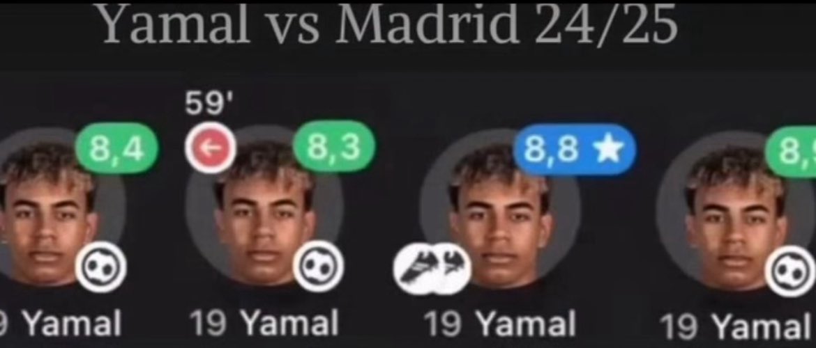 thedecipher_'s tweet image. This was Yamal in last 4 classicos 
One bad match and suddenly a new narrative from his own fanbase
Kya hi hypocrites hai