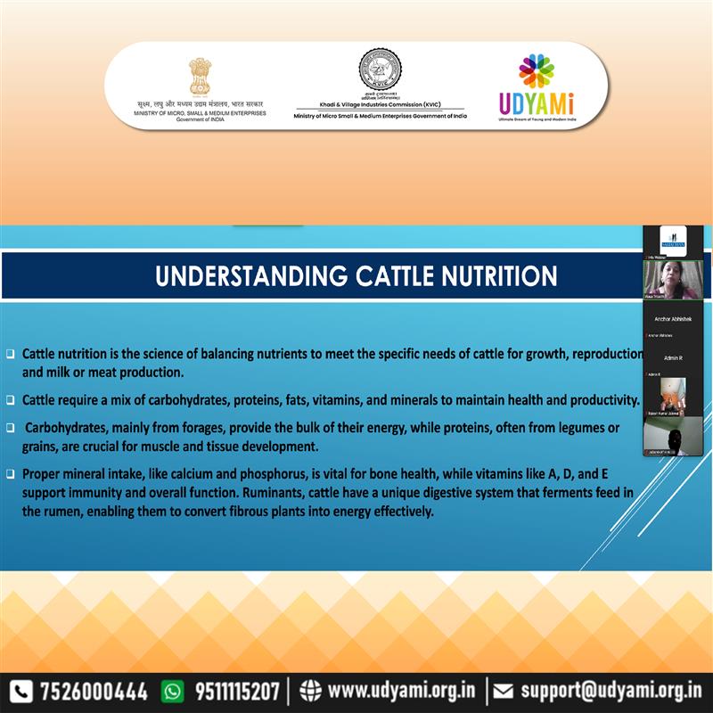 udyamiindia's tweet image. Udyami is proud to announce the success of this week&apos;s webinar under the PMEGP Scheme, on Cattle Feed Manufacturing Business. If you missed out on this webinar, here is the link to the webinar
youtube.com/live/vCMU4mDki…
#cattlefeed #cattlefeedmanufacturing #webinar #FreeWebinar