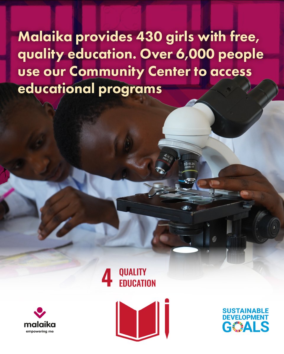 Education opens doors, and skills create opportunities 
💛

From 430 girls receiving free, quality schooling to over 6,000 people engaging in community programs, and vocational training that empowers local adults, our work reflects the #SDGs of Quality Education and Decent Work