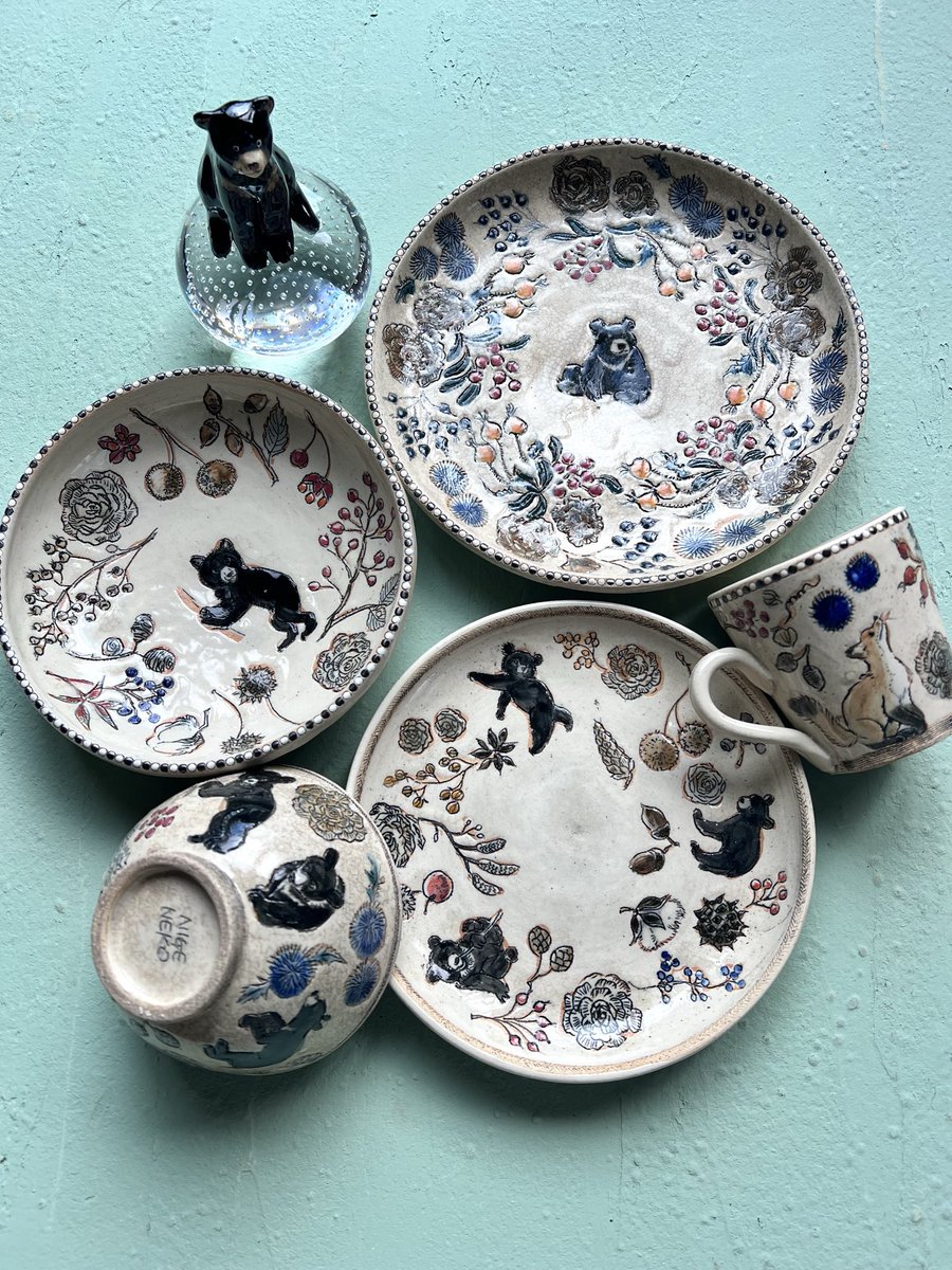 作家 逃猫舎 猫の皿 作家 逃猫舎 猫の皿 逃猫舎 プレート - メルカリ