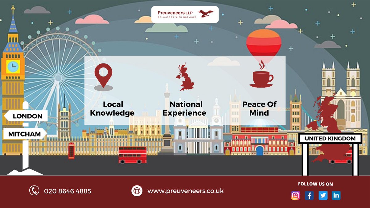 "Since 1978, Preuveneers LLP has been trusted by many for their legal matters. Experience and dedication you can rely on. #LegalServices #TrustedSince1978"

preuveneers.co.uk