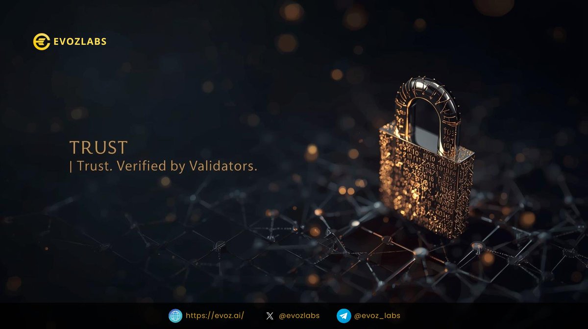 evozlabs's tweet image. Every decentralized system needs trust anchors.
In EVOZ, those anchors are Validators — ensuring every transaction is verified, precise, and secure.
The next evolution of blockchain integrity starts here.

#EVOZChain #EVOZValidator