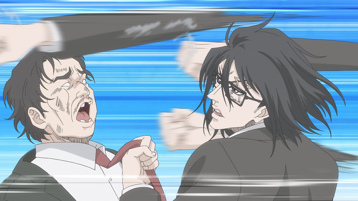 TVアニメ『忍者と極道』公式 (@ningoku_anime) on Twitter photo 明日10月28日(火)26時05分より日本テレビにて
第4話「第三章 情愛大暴葬 1st」放送✊
#忍者と極道 明日10月28日(火)26時05分より日本テレビにて
第4話「第三章 情愛大暴葬 1st」放送✊
#忍者と極道