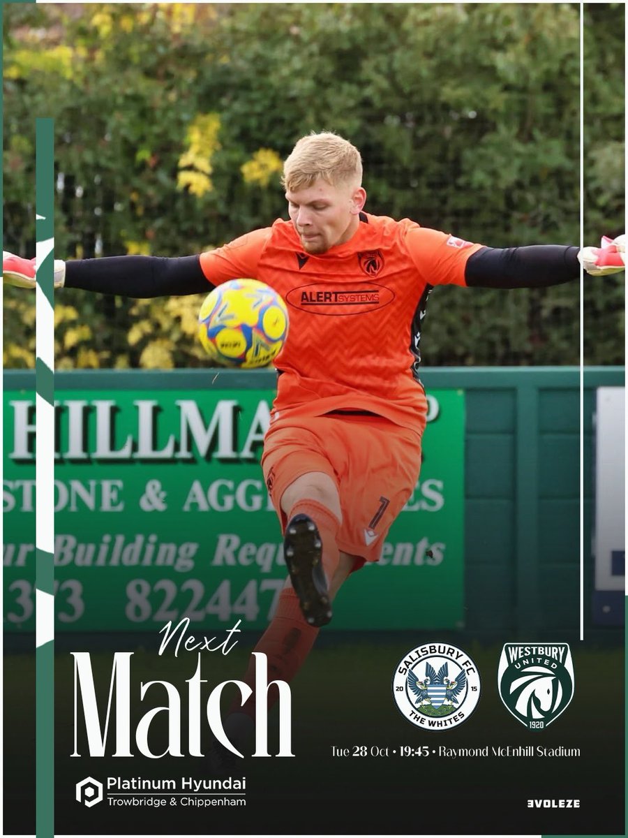 ʍoɹɹoɯoʇ 🐎 

Wiltshire Premier Shield action as we travel to <a href="/SalisburyFC/">Salisbury FC</a> of the National League South 💚