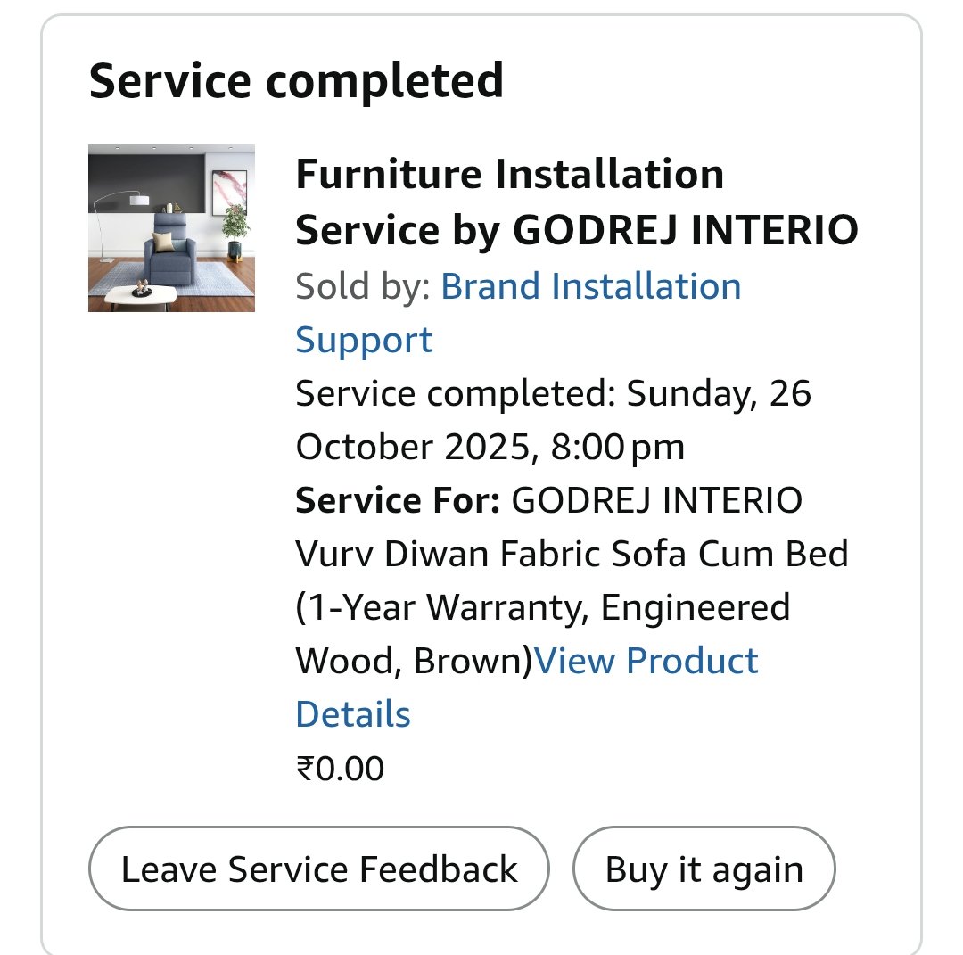 umamaan's tweet photo. @GodrejInterio4U @godrejinterio4
@amazonIN
Even company reported false report that installation has been done. But there is no installation has been done. Amazon is also making fraud. It is showing replacement can be done till 29.10.2025 but replacement also disabled from amazon https://t.co/ZJiVnbSjVo