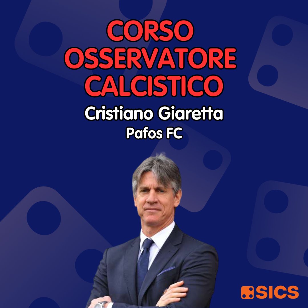 sicssport's tweet photo. 🌍⚽ Ospite internazionale del Corso Osservatore Calcistico di Novembre: Cristiano Giaretta, Direttore Sportivo del @pafosfcofficial

Una testimonianza imperdibile sullo scouting a livello europeo. 👏

#osservatorecalcistico #calcio #scouting #formazione https://t.co/FtWfhhTE7h