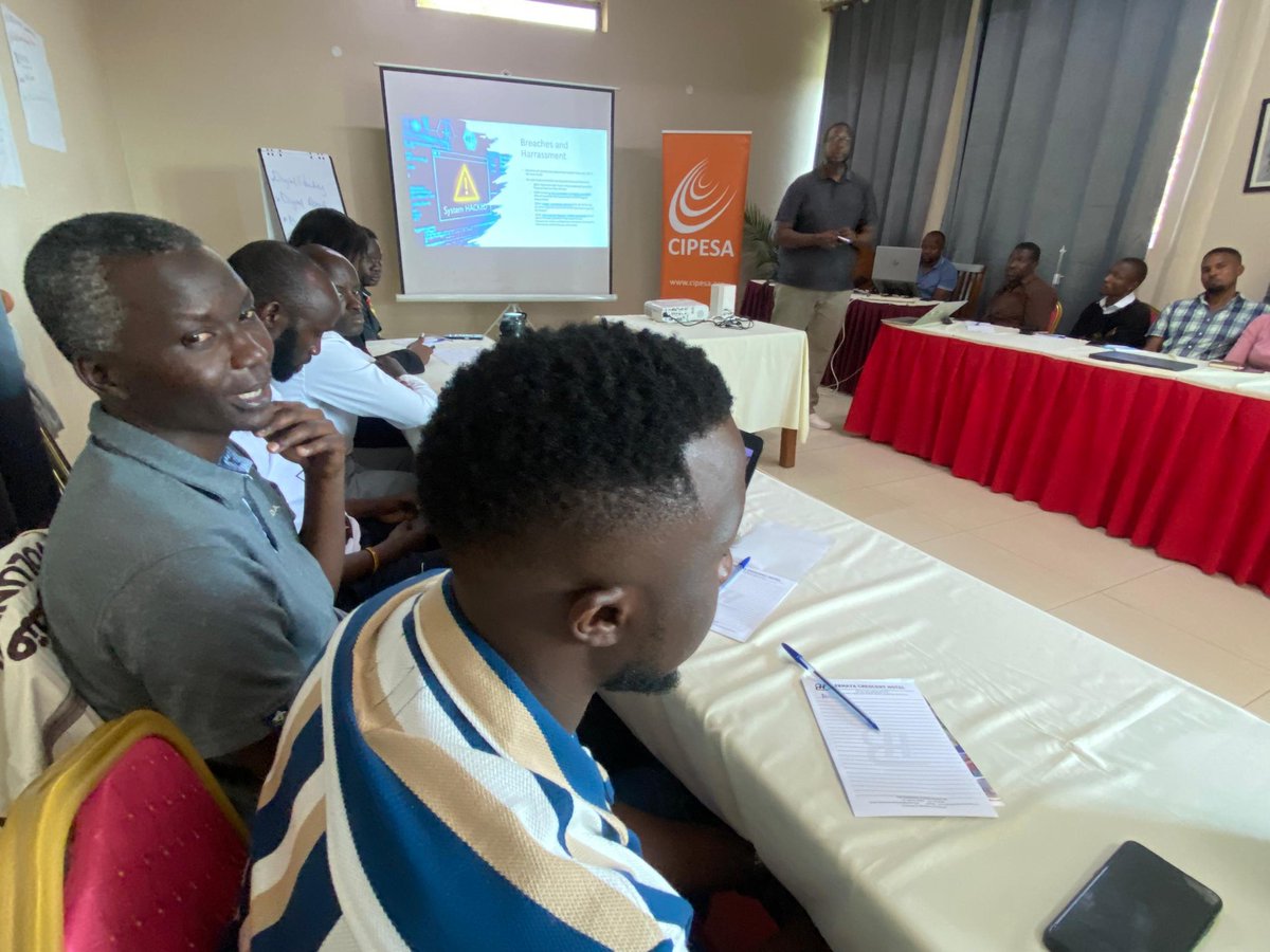 Teamdirect1209's tweet image. Cyber Security Awareness Training by CIPESA Uganda

Today, @cipesaug is conducting a Cyber Security Awareness training aimed at empowering individuals and organizations with the knowledge and skills to stay safe online. 
#CybersecurityAwarenessMonth
#internetFreedomAfrica