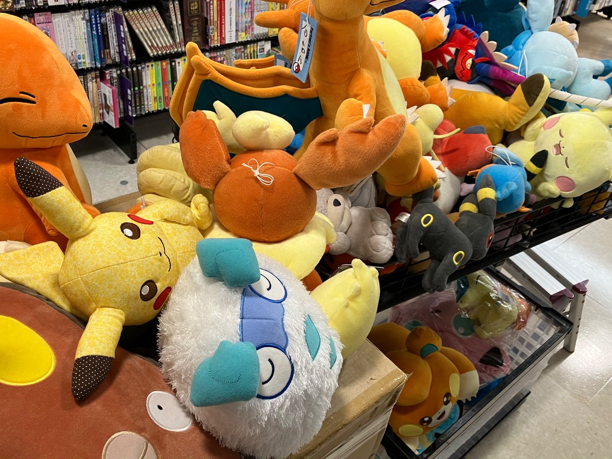 🆕商品のお知らせです📢

🧸ポケモンのぬいぐるみ、続々と増えていっております🔥🔥

ゲームもぬいぐるみも是非ご覧ください✨

買取も引き続きお待ちしております♪

#ブックオフ