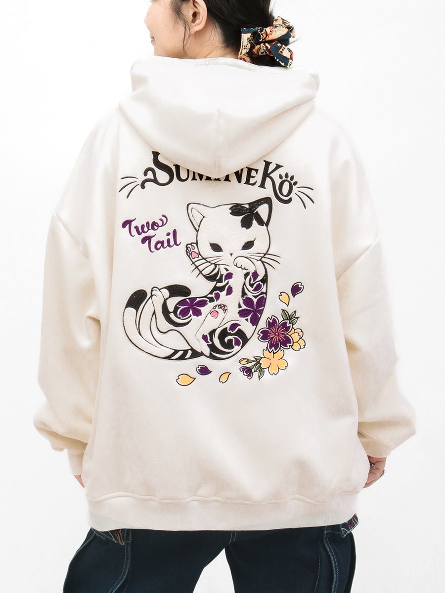 前回大人気だった桜をまとったスミネコが再登場！ 【SUMINEKO】 “桜墨