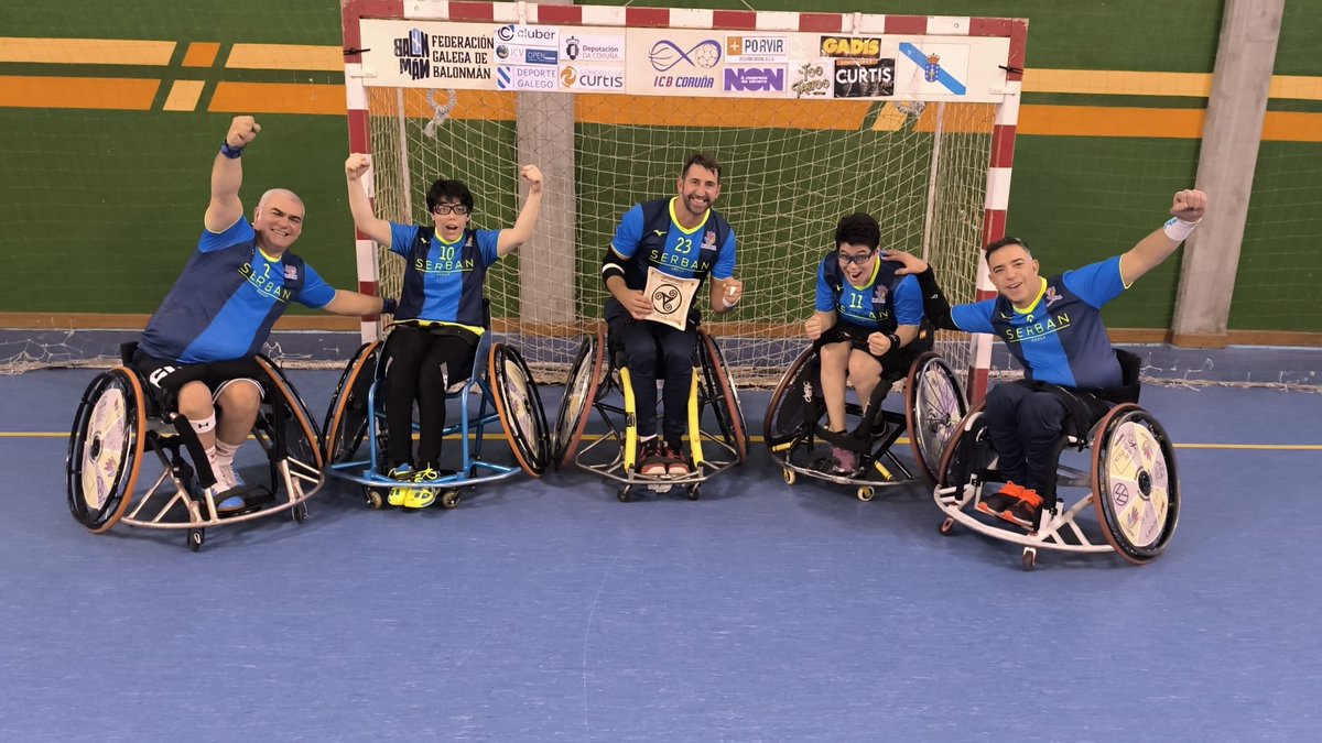 inclusportcyl's tweet photo. ♿️¡#InclusportSerban arranca con fuerza en el Campeonato de España de #BalonmanoEnSilla!💪Tras una gran victoria frente a ICB Coruña en el Pabellón de #Corme, nuestro equipo se coloca líder del Grupo A🙌

¡Un inicio espectacular rumbo a la Final Four 2026!
https://t.co/6MsIYJlpVC https://t.co/zp2b7yQgLM