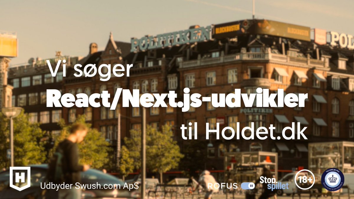 Holdetdk's tweet image. Vi leder efter en udvikler, der vil være med til at gøre managerspillene endnu sjovere! 👀
Tag din ven, der altid snakker React, Next.js og managerspil – og del opslaget, så vi kan finde vores næste holdkammerat! 
👉jppol.dk/jobs/react-nex…