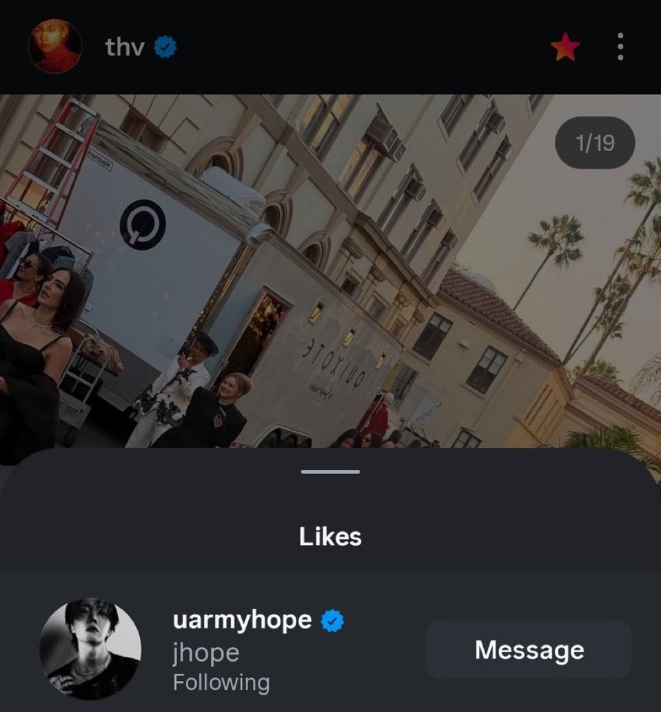 tetebbi's tweet image. thv : posts at 12:00am 
uarmyhope : "liked at 11:59pm"