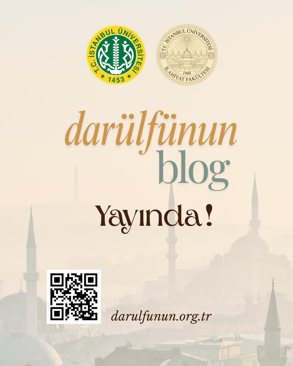 Fakültemiz Tarafından Kurulan Darülfünun Blog Yayında!
Darülfünun Blog sitesine erişim için tıklayınız: darulfunun.org.tr
