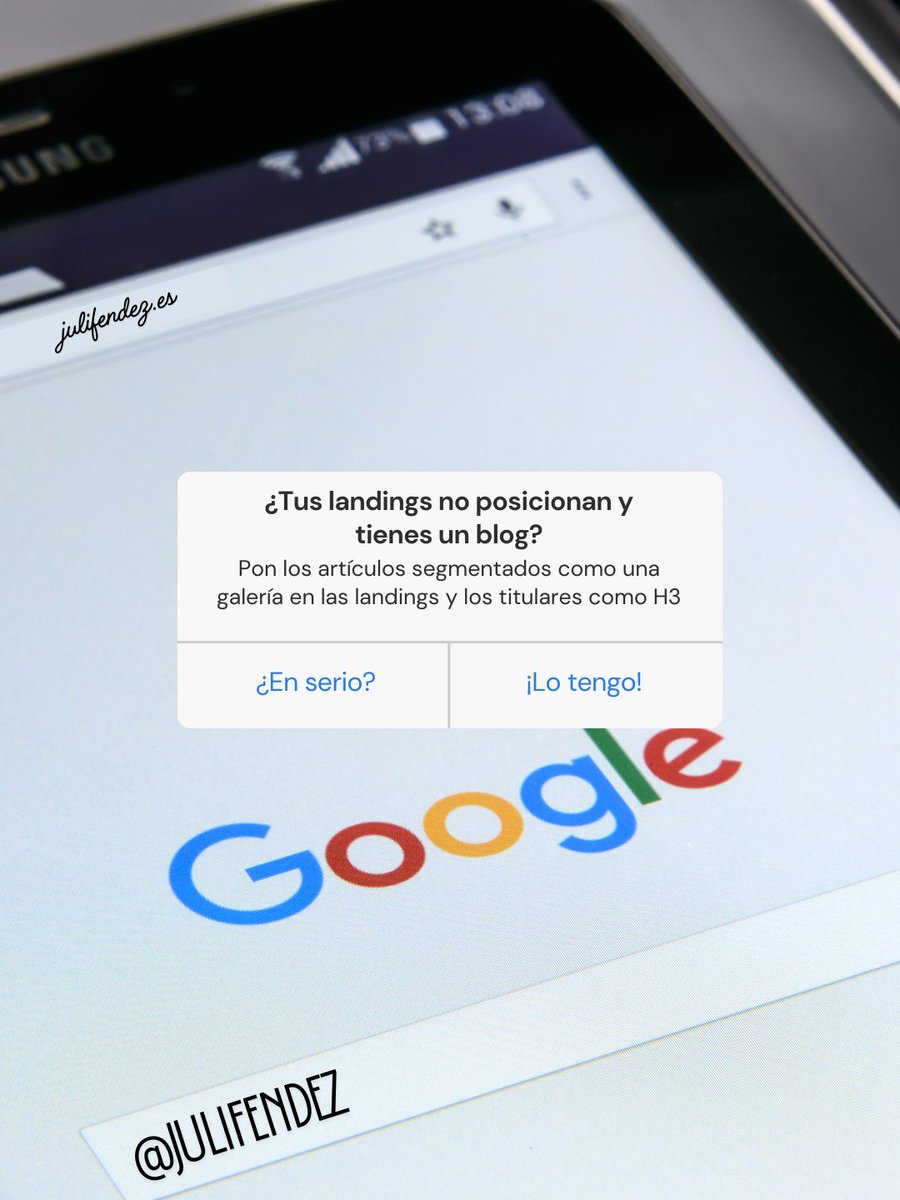 En el #SEO no es todo el código y la parte técnica compleja. Pequeños cambios te pueden llevar a otro nivel 💻
 
#SEOtips #ConsejosSEO #DiseñoWeb #páginasweb