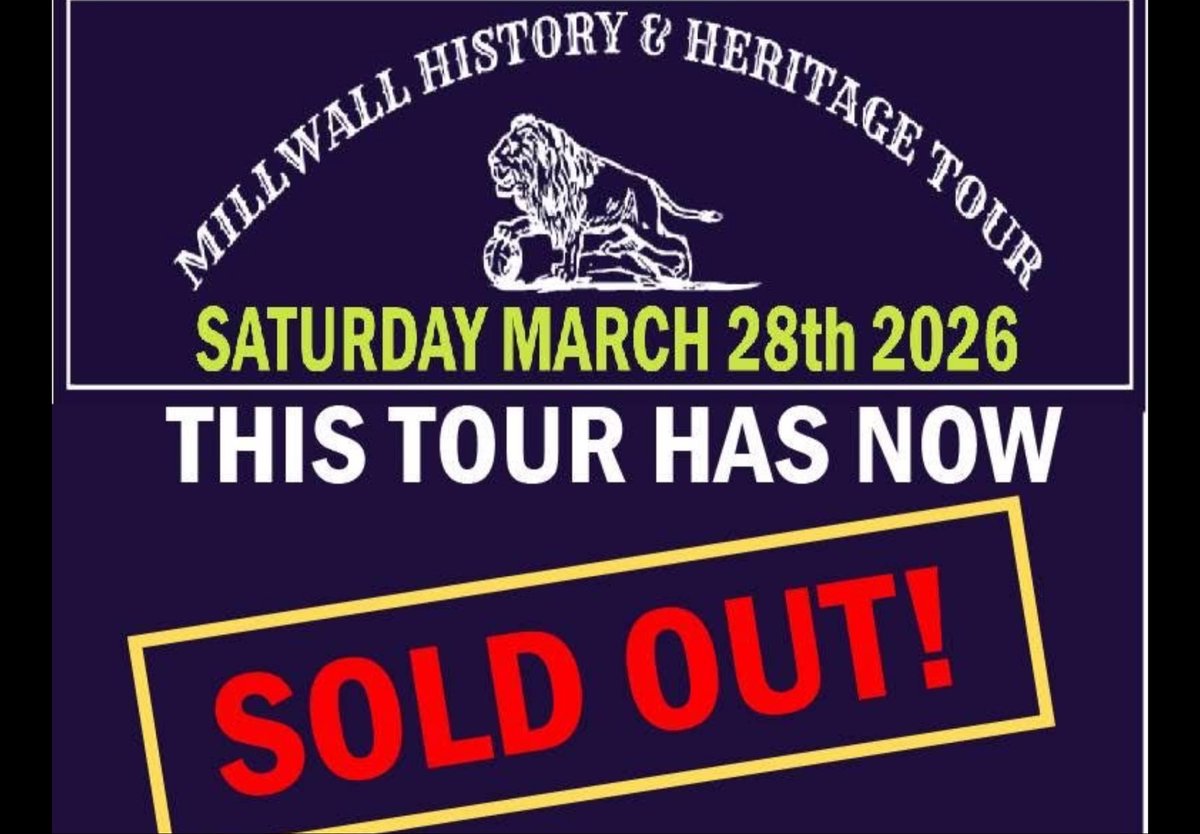 cabbiewalks's tweet image. eventbrite.co.uk/e/millwall-fc-…