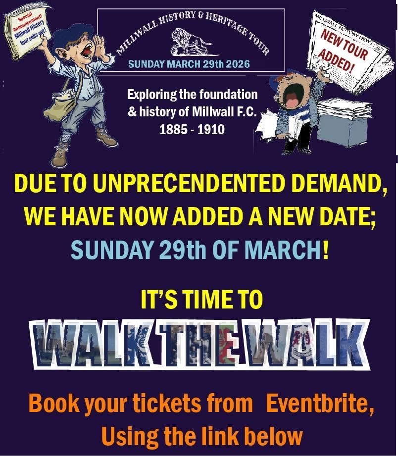 cabbiewalks's tweet image. eventbrite.co.uk/e/millwall-fc-…