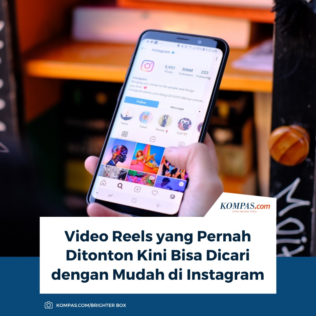 KompasTekno's tweet photo. Pengguna kini bisa melihat ulang Reels yang sebelumnya ditonton lewat menu Your Activity, memudahkan pengguna menemukan kembali video yang sempat ditonton tetapi lupa disimpan.

Baca di sini: https://t.co/4Uq8Dyi33j

~TR #YourActivity #Instagram https://t.co/fkKEEWtNoQ