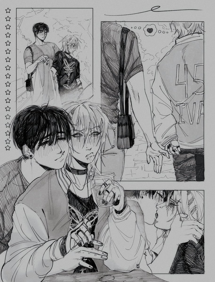 gimuoart's tweet image. sketch vs final