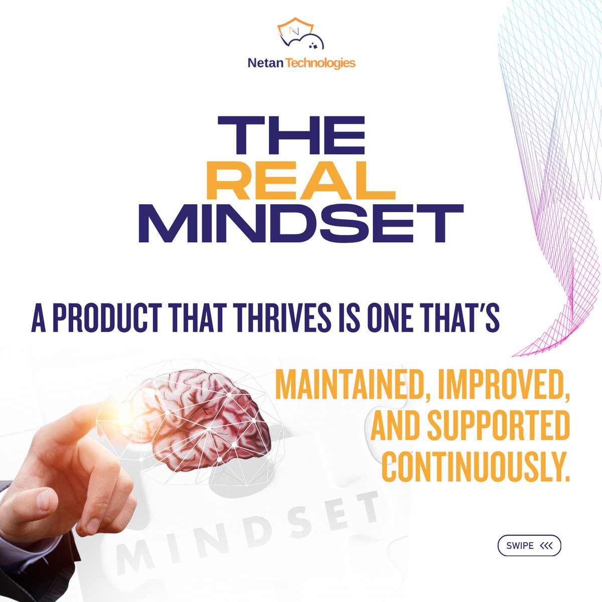 NetanTech's tweet image. Myth Buster
A lot of people think once a product is built, the hard work ends.
In reality maintenance, updates, user support, and security never stop.
That’s what keeps your product alive and relevant.
 A successful product is always evolving.

#TechMythBuster #NetanTech #Product