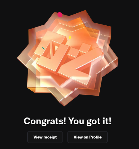 Soneium Score Season2のバッジMint始まりました！
Scoreが84以上だと先行してMint出来ます。80~83は2週間後の11月10日からとのこと。
焦る必要はありませんが、忘れずMintしましょう！