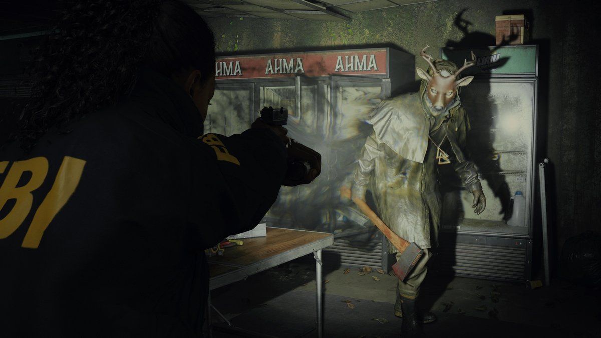 Mark1982G's tweet photo. 34th Completion of 2025 - #AlanWake2 on the #PS5. Another Fantastic Survival Horror in the Alan Wake series. Great use of lighting to build that tension &amp; suspense.

The Atmosphere and sound in this game is just phenomenal, such a treat to play. 🔦

#1FinishAWeek #ShareYourGames https://t.co/aGZMU0TtVH