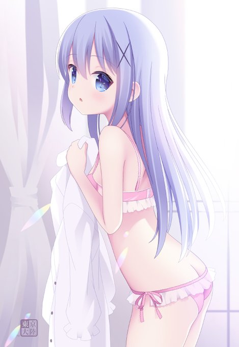 チノちゃんお着替え中
#京章_絵 