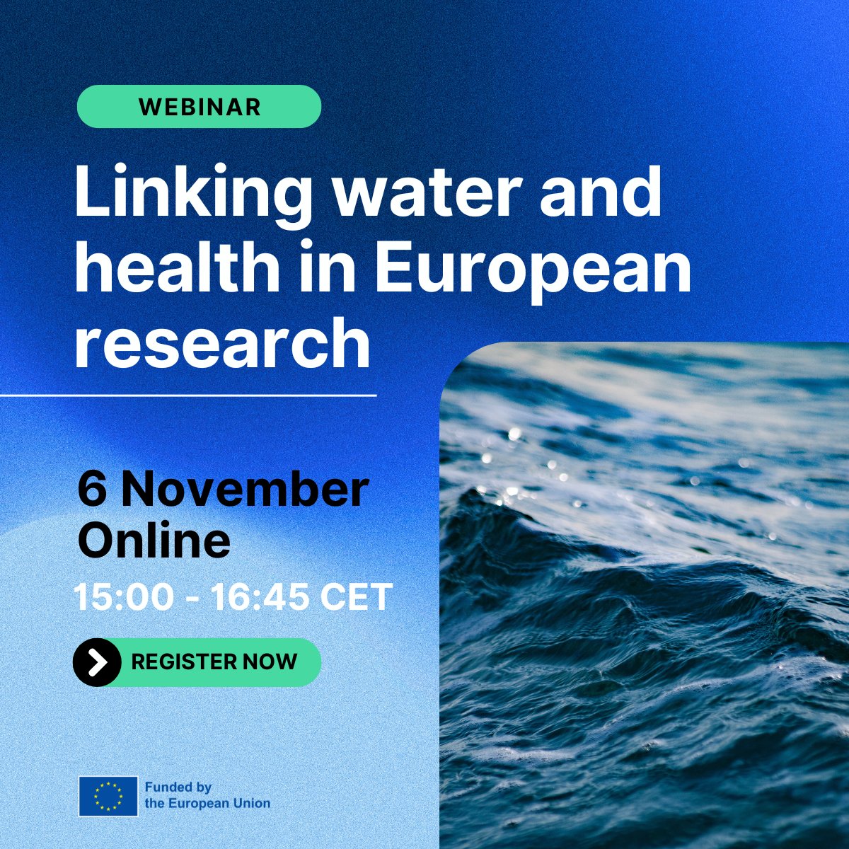Excited to speak at the Microsoft Virtual Event “Linking Water and Health in European Research”!
Nov 6;  15:00 CET
The webinar is online and free. 
Register at the following link to contribute: Microsoft Virtual Events Powered by Teams

#water <a href="/water_eu/">WaterEurope</a> #wearedenora