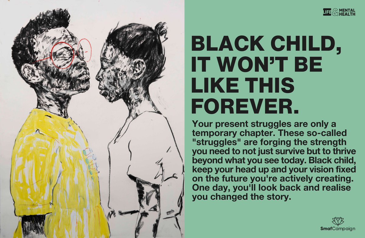 SmafCampaign's tweet image. #BlackChild #ChangeTheStory #LifeAndMentalHealth #SmafCampaign