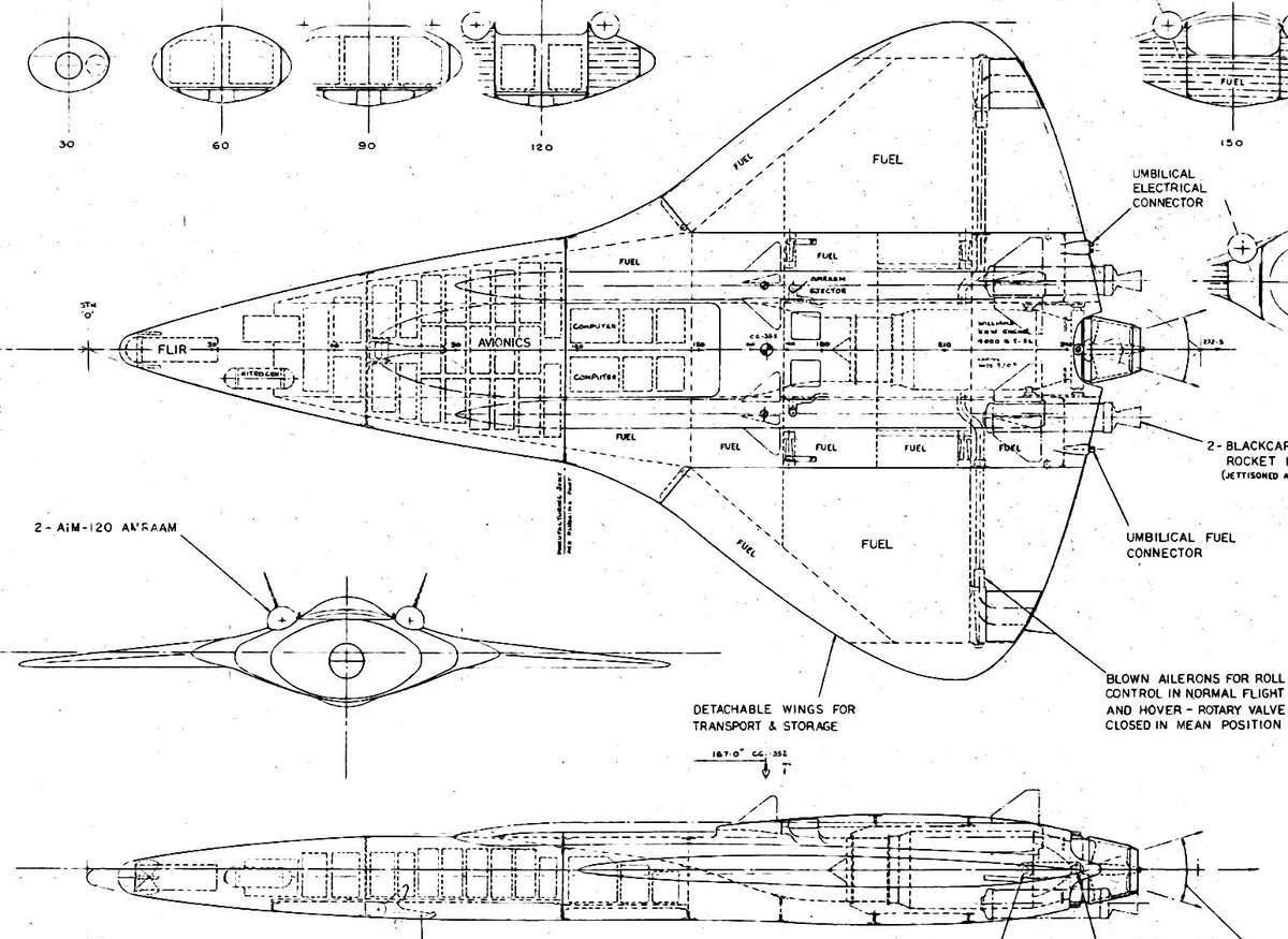 MichaelJPryce's tweet photo. @paul_tremelling @ValkStrategy It's an interesting concept. The 1980s' BAe version did consider replacing the afterburner with ZELL-like booster rockets. That added to logistics though, which were surprisingly demanding in trucks and numbers of people. https://t.co/m1N3Es6ceK https://t.co/wghAEyPvIU