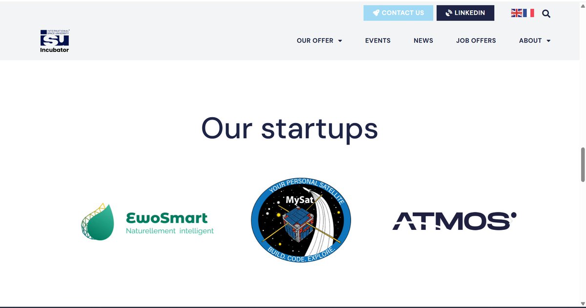 🚀 Big milestone for #MySatKit!
It’s official — MySat joins the <a href="/ISUnet/">Space University</a> Incubator Program! 🎉
After 4 years — visas 🇫🇷, company setup, and persistence — we’re now part of ISU’s global space-startup family 🌍

#MySat #ISU #NewSpace #Innovation #CubeSat #ESA #NASA #Space @Spacex