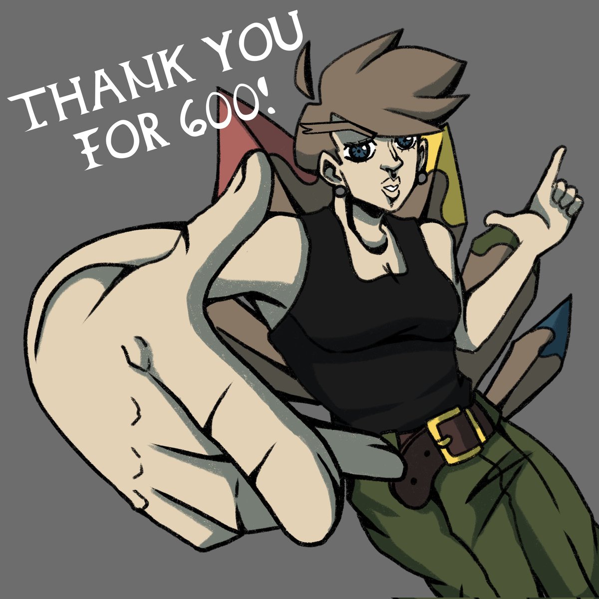 chocobirb's tweet photo. We reached 600 subs on YouTube!

#digitalartist #digitalart #illustration #procreate #jojosbizzareadventure https://t.co/QP5B7EmFMY