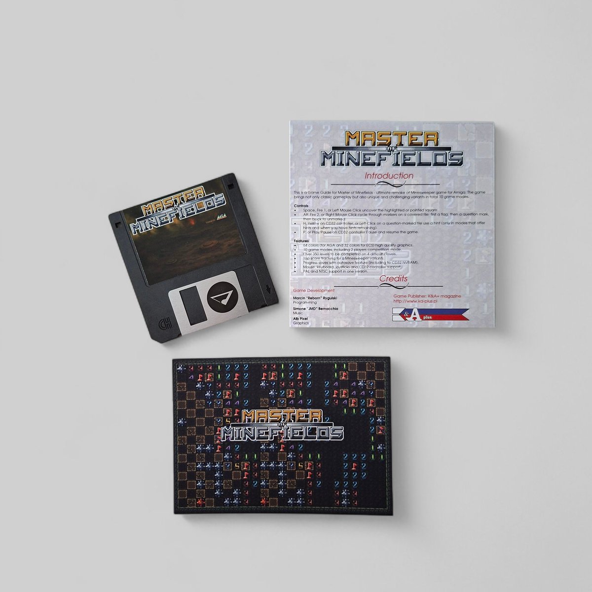 It's here! Master of Minefields — an addictive Amiga #amiga500 #amiga600 #amiga1200 remake of Minesweeper — is out now in a collector’s boxed edition! 💾💿
10 game modes, epic JOURNEY mode &amp; retro vibes.

Grab your copy 👉 ka-plus.pl/en/store/Amiga…