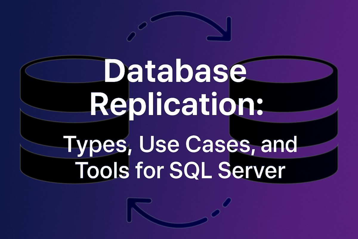 VicGarret's tweet image. 🖇️ Database Replication: Types, Use Cases, and Tools for #SQL Server

Data just doesn’t sit still, why should your systems?

Take a look at how #databasereplication becomes the backbone of resilient, real-time data environments. From high availability to read/write scale-out,…