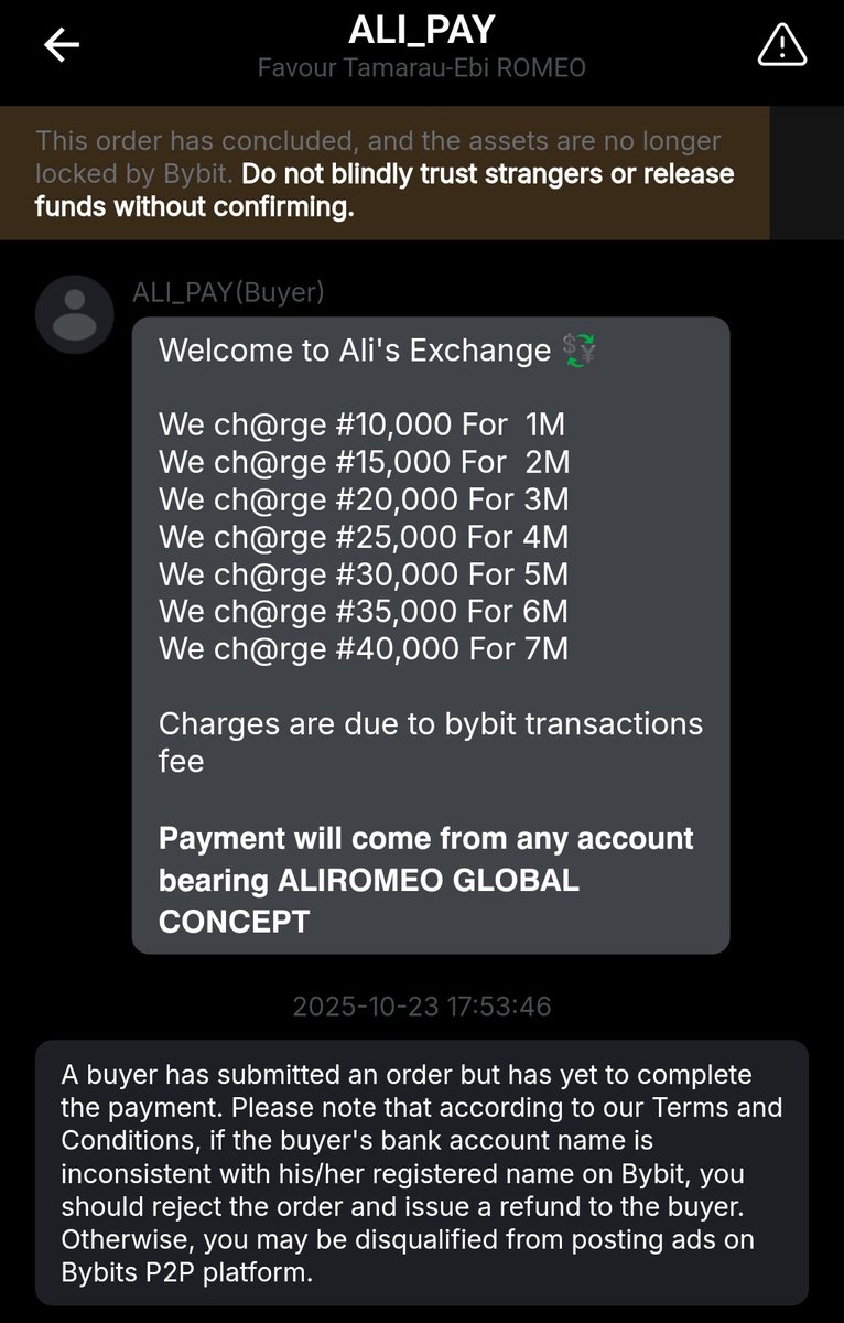 Bybit P2P scammers are not stopping soon. This particular verified merchant  wanted to reduce the amount to be sent but the seller declined. He  proceeded to mark the order as paid while
