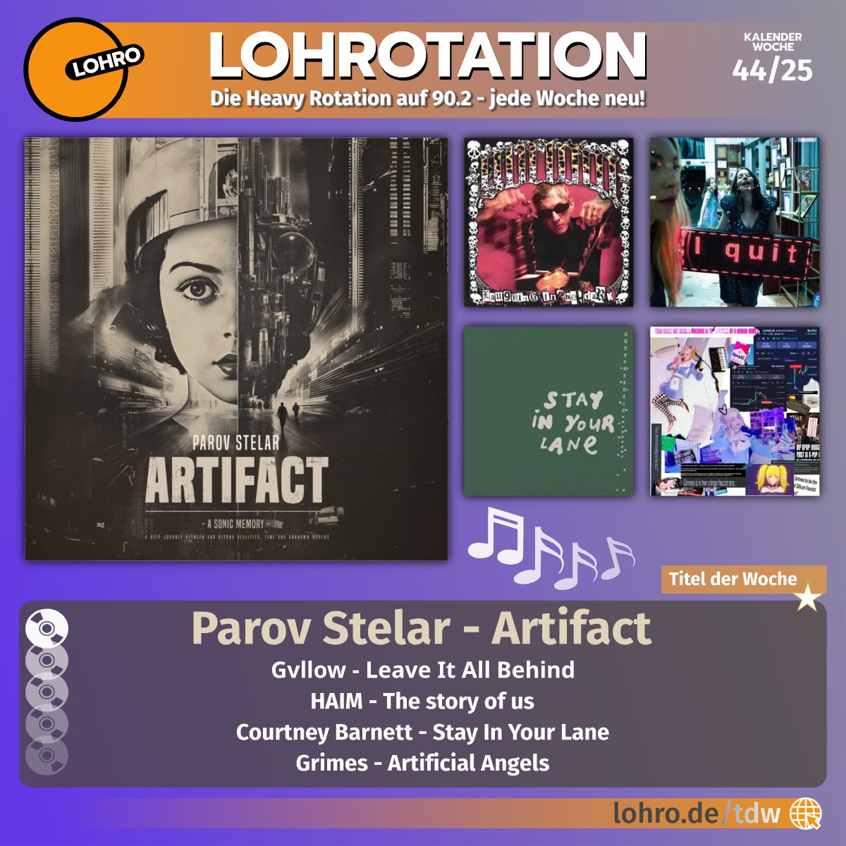 LOHRO's tweet image. Kommt gut in die Woche - und freut euch auf neue Musik. #HeavyRotation -&amp;gt; lohro.de/tdw