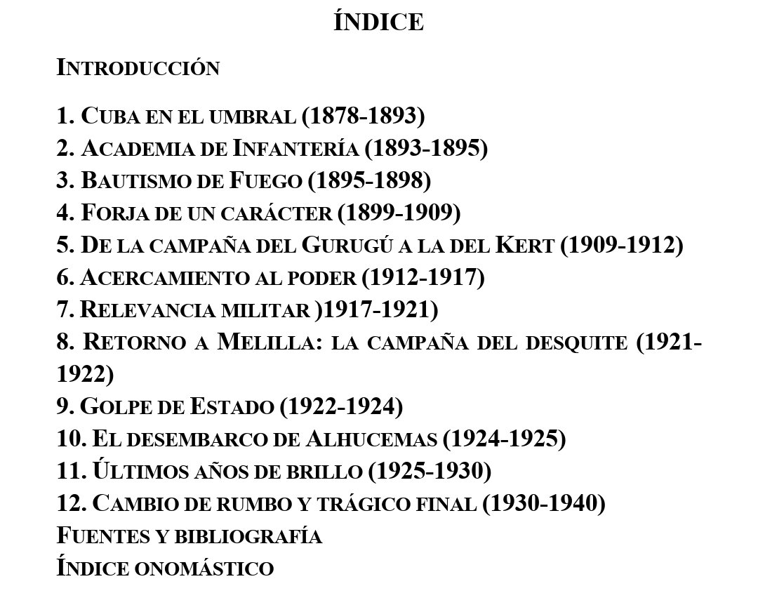 Fernando Puell de la Villa y María Gajate Bajo, respectivamente presidente de honor y vocal de la Junta Directiva de <a href="/asehismi/">Asociación Española de Historia Militar</a>, publican con <a href="/marcialpons/">Marcial Pons Librero 📚</a> y <a href="/DefensaPtrmonio/">Patrimonio Cultural de Defensa</a> "La sombra de Alfonso XIII: el general Saro, de Cuba a Alhucemas". Ficha con índice y resumen aquí: