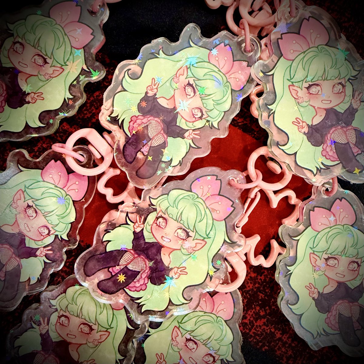 SAKURA KEYCHAINS COMING IN HOT 🌸✨🔥☄️