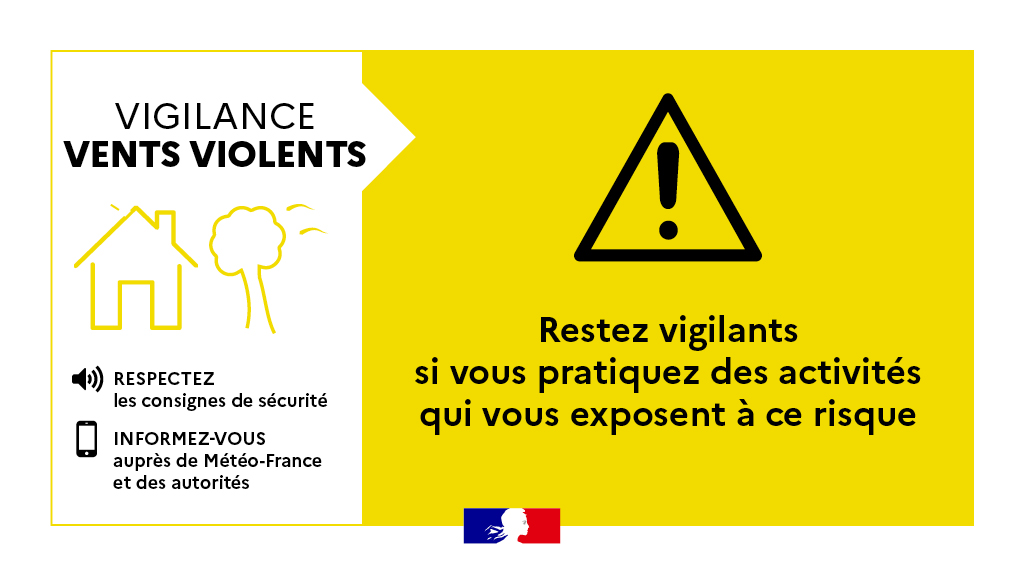 Prefet2B's tweet image. #Météo2b 🌬️🟡  Vigilance jaune SMS « Vent »  le 27/10 de 12h à 00h a minima
▶️situation similaire à la veille
▶️renforcement du vent sur la région bastiaise
▶️L’aéroport Bastia-Poretta reste à l’écart des plus fortes valeurs
➕ d&apos;infos : haute-corse.gouv.fr/Actions-de-l-E…