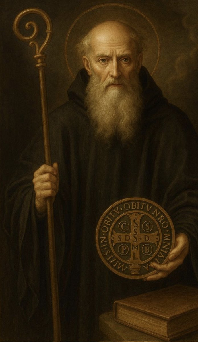 San Benito protégenos del mal.