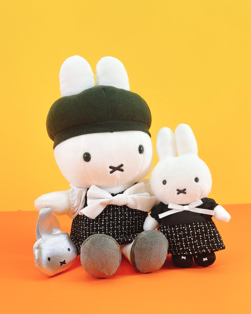2点セット ミッフィー 梅田店限定 ストライプドレス マスコットキーチェーン miffy Flower Dress マスコットキーチェーン|【ぬいぐるみの