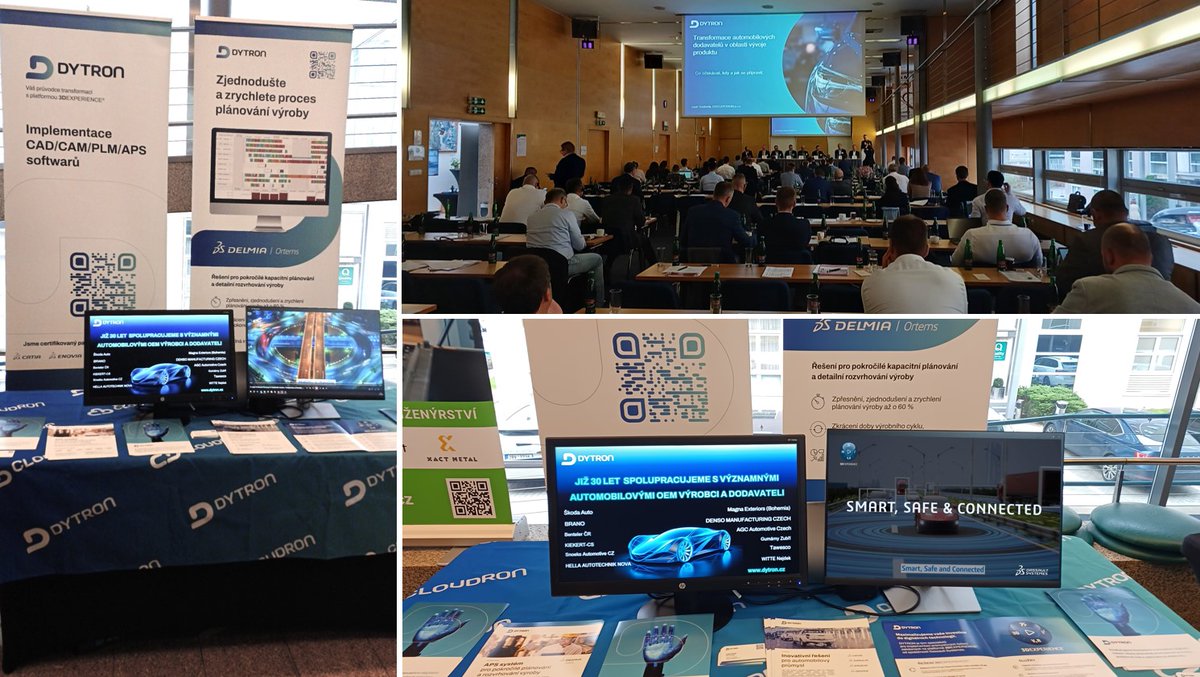DYTRONCZ's tweet photo. 🚗 Automobilový průmysl se mění – a my jsme u toho.

DYTRON se jako dlouholetý partner zúčastnil 22. ročníku konference „Očekávaný vývoj automobilového průmyslu v ČR a ve světě“ v Brně.

Děkujeme organizátorům https://t.co/SjKTxmjGF3 za prostor sdílet naše zkušenosti. https://t.co/evv0fruVCA