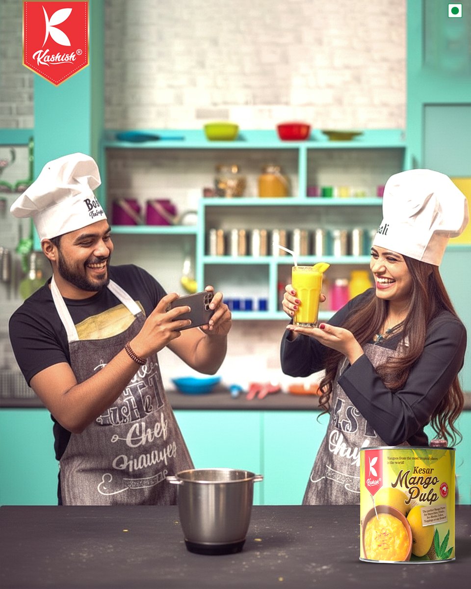 Perfect shot, perfect taste. It all starts with Kashish. 🥭✨