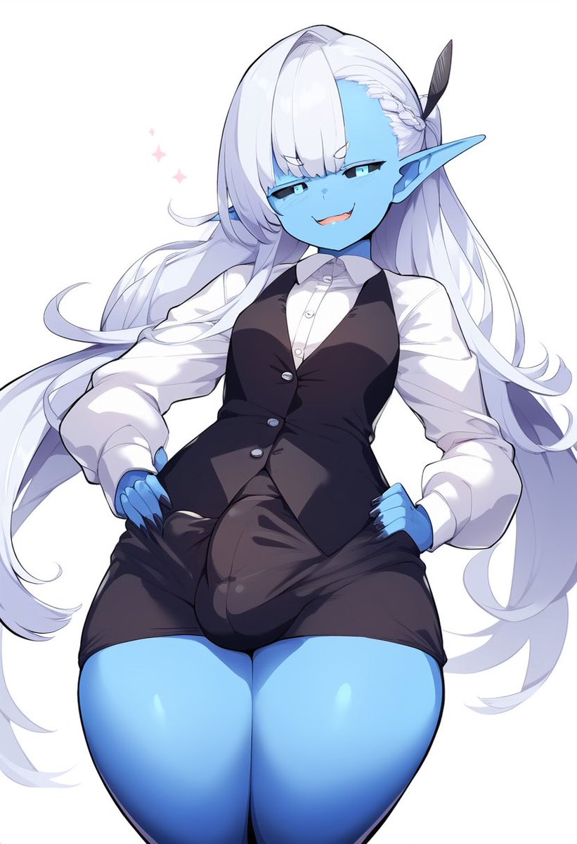 The new office imp.
Starter. 

Y/C’s company just hired a new futa!

Though while everyone else sees a tanned petite little thang, Y/C sees her true form! 

Today you finally got her alone in the break room. 

“ what’s up? Hehe you are staring at me?” 

dm to con 
#lewdrp #futarp