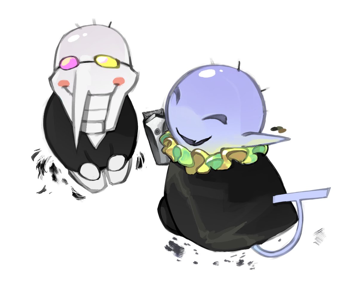 Wanted 2 render them #spamvil #spamton #jevil #deltarune